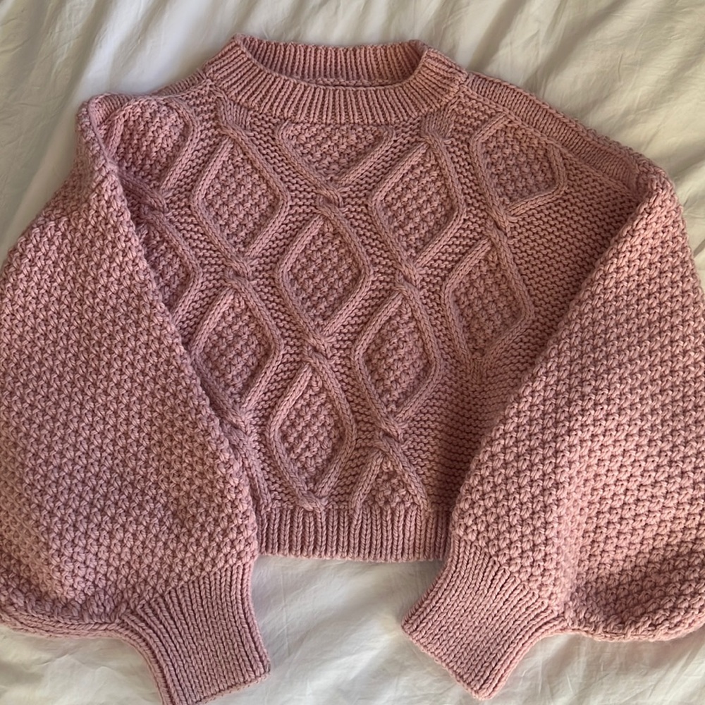 Pink Chunky Knit